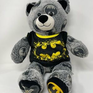 DC comics Batman Build  a Bear 17 inch retired plush with Batman shirt